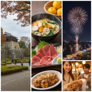 やつしろ全国花火競技大会2025｜轟音を体感する観覧席戦略と混雑回避の極意/画像/グルメ