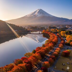 河口湖紅葉まつり2025:富士と紅葉を静かに満喫する混雑回避術/画像