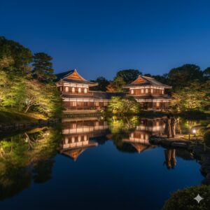 臨江閣ライトアップ 夜景と歴史を感じる明治建築