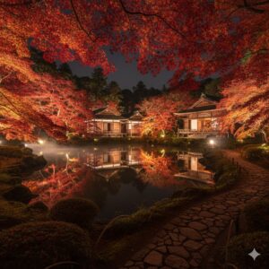 三溪園紅葉ライトアップ2025｜12月上旬の静寂と混雑回避の大人デート戦略/画像