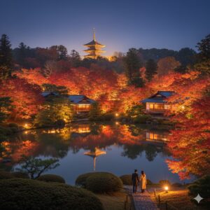 三溪園紅葉ライトアップ2025｜12月上旬の静寂と混雑回避の大人デート戦略/画像
