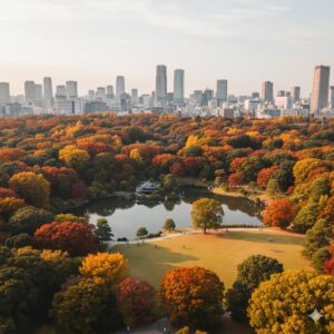 新宿御苑の紅葉2025：静寂と穴場ベンチ独占の秘訣/画像/記事まとめ