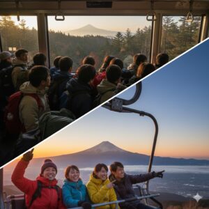 高尾山初日の出2026：ケーブルカー混雑回避術/画像