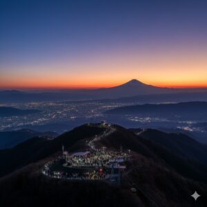 高尾山初日の出2026：ケーブルカー混雑回避術/画像