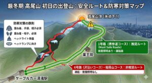 高尾山初日の出2026：ケーブルカー混雑回避術/画像
