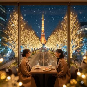 けやき坂イルミ2025：混雑回避と点灯時間攻略/画像