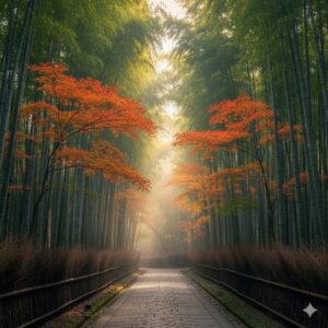 修善寺温泉 紅葉2025：終盤の穴場と日帰り温泉の黄金ルート/画像