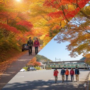 高尾山 紅葉 2025 渋滞・混雑回避！超早朝と穴場攻略/画像