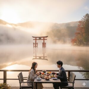 由布院・金鱗湖 朝霧絶景を独占する「朝霧保証付き宿泊術」の秘訣/画像