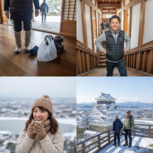 姫路城観光の冬の防寒対策と混雑回避の裏ワザ/画像