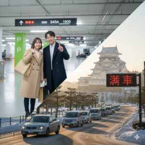 姫路城観光の冬の防寒対策と混雑回避の裏ワザ/画像