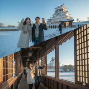 姫路城観光の冬の防寒対策と混雑回避の裏ワザ/画像