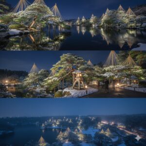 兼六園 雪吊り2025:混雑ストレスゼロで雪化粧の絶景を独占する裏技/画像