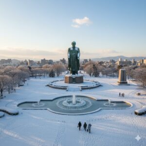 長崎平和公園の冬の回り方と巡礼モデルコース/混雑回避/アクセス情報/画像