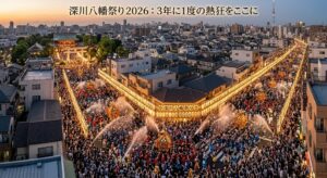 【2026】深川八幡祭りの混雑回避ルート！水掛け・神輿撮影の穴場とアクセス攻略/画像⑤